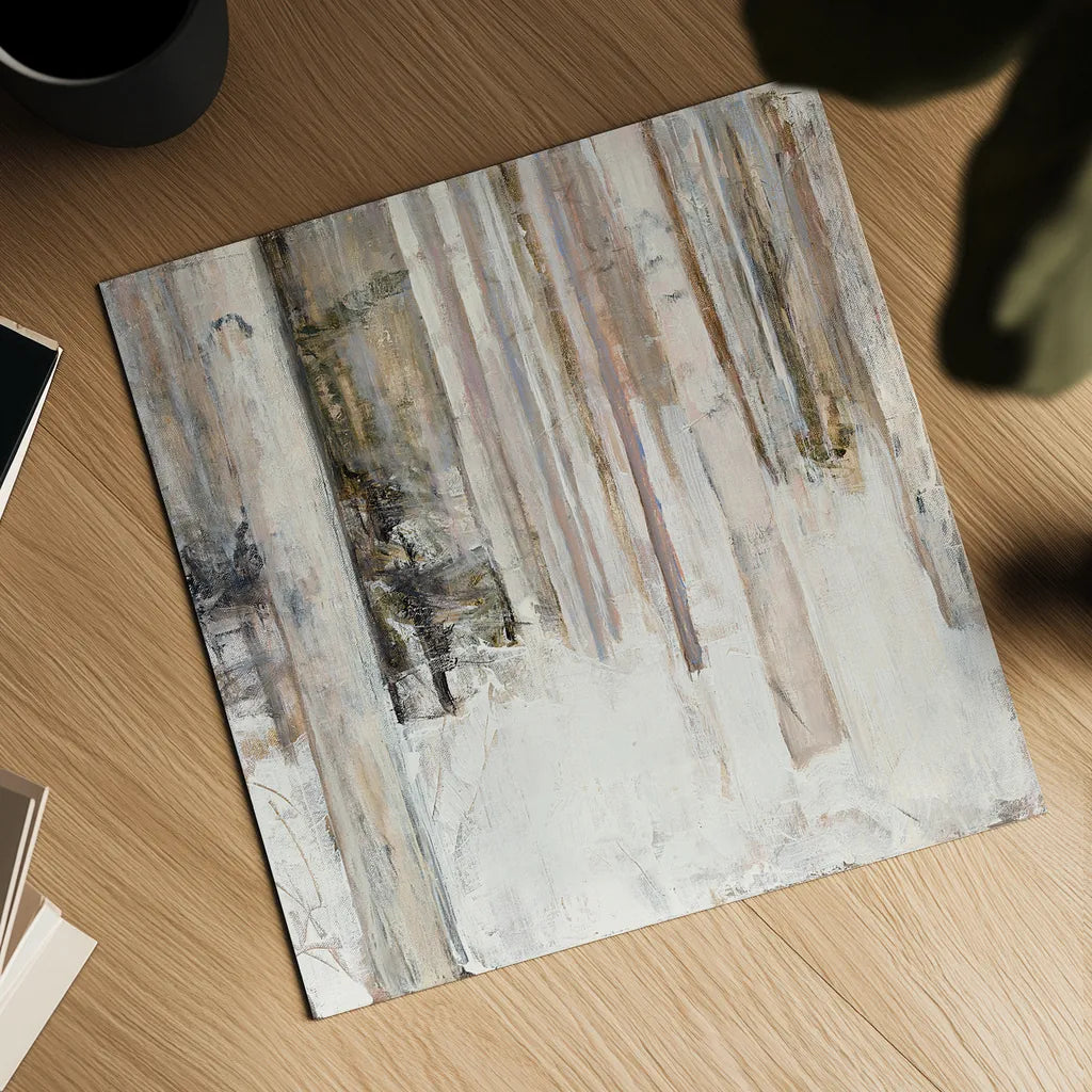 Warm Winter Light II by Julia Purinton. Shown as a detailed flat fine art print, highlighting archival giclee quality. Available as an archival giclee rolled canvas, fine art paper, or poster print. SKU 30552a.