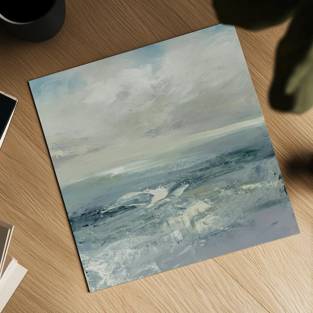 Waves by Julia Purinton. Shown as a detailed flat fine art print, highlighting archival giclee quality. Available as an archival giclee rolled canvas, fine art paper, or poster print. SKU 37620a.