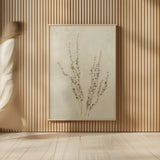 Whispering Grasses III by Julia Purinton. shown as over sized large wall art. Available as an archival giclee rolled canvas, fine art paper, or poster print. SKU 85285h.