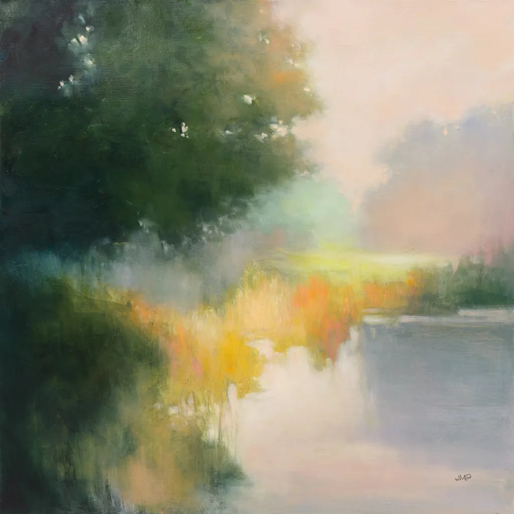 White Oak Pond by Julia Purinton. SKU 88401a. Archival Giclee Fine art print for wall decor.
