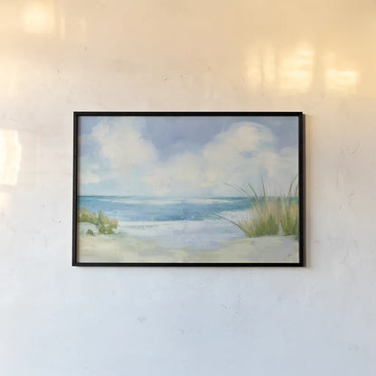 Wind and Waves I by Julia Purinton. shown as a paper print in a black flame. Available as a archival giclee rolled canvas, fine art paper, or poster print. SKU 46966i.