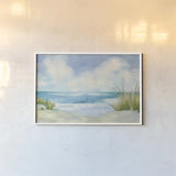 Wind and Waves I by Julia Purinton. shown as a paper print in a white frame. Available as a archival giclee rolled canvas, fine art paper, or poster print. SKU 46966i.