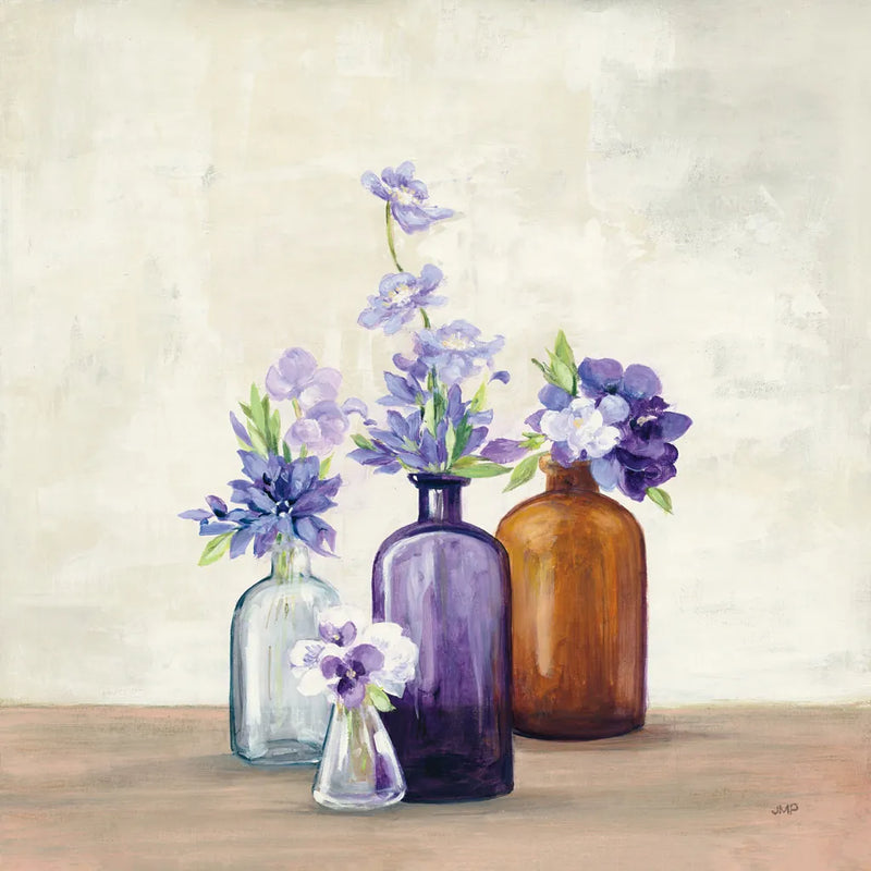 Windowsill Garden I by Julia Purinton. SKU 54616a. Archival Giclee Fine art print for wall decor.