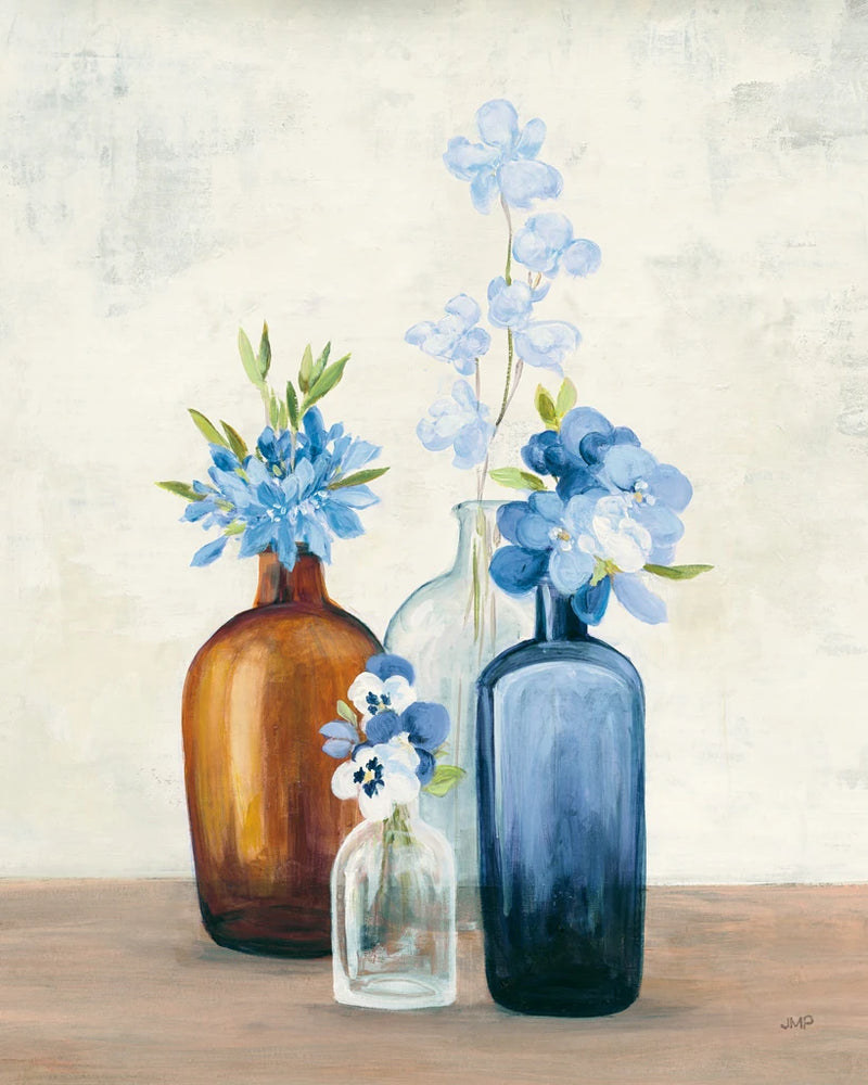 Windowsill Garden II Blue Crop by Julia Purinton