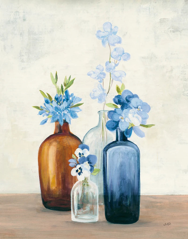 Windowsill Garden II Blue Crop by Julia Purinton