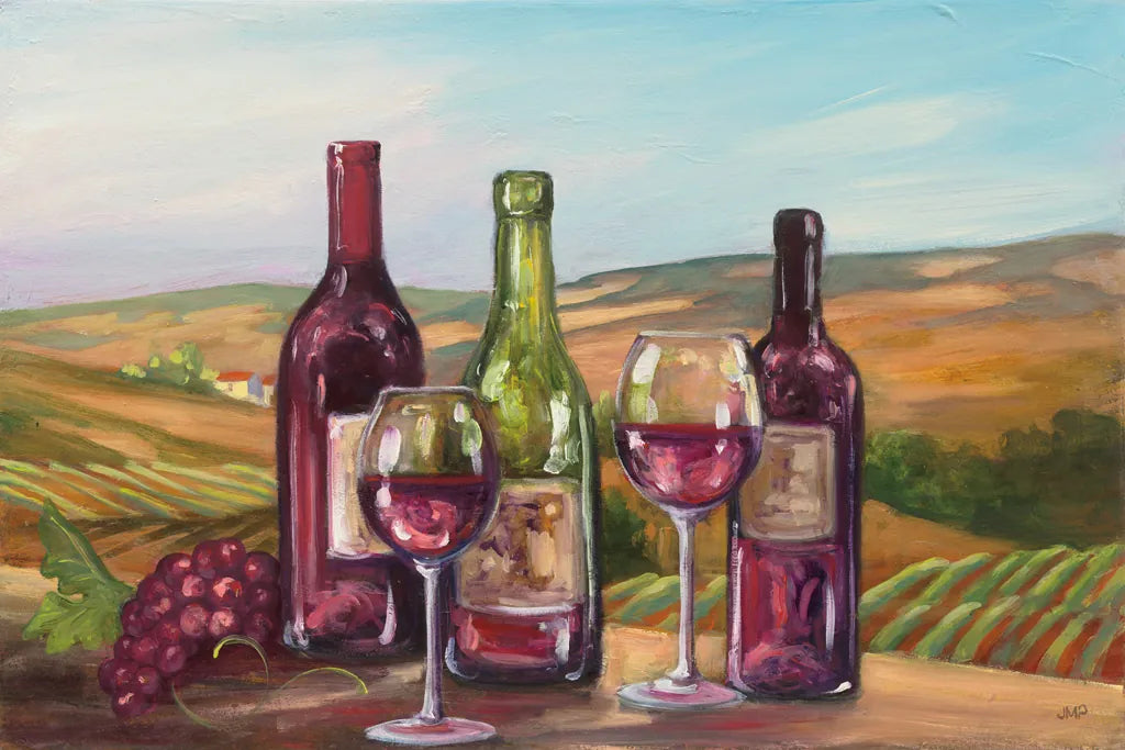 Wine Country by Julia Purinton. SKU 19680i. Archival Giclee Fine art print for wall decor.
