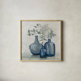Winter Still Life by Julia Purinton. Shown in a natural wood glass frame for a timeless modern aesthetic. Available as an archival giclee rolled canvas, fine art paper, or poster print. SKU 91101a.