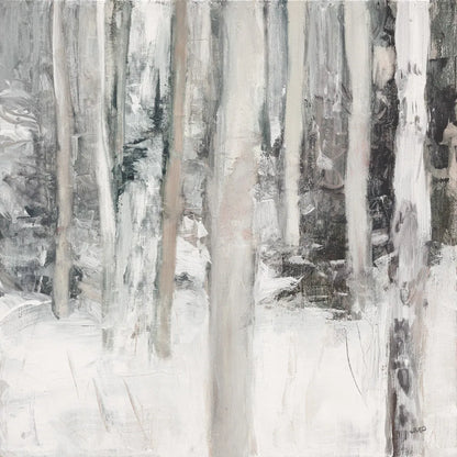 Winter Woods I Neutral by Julia Purinton. SKU 77159a. Archival Giclee Fine art print for wall decor.