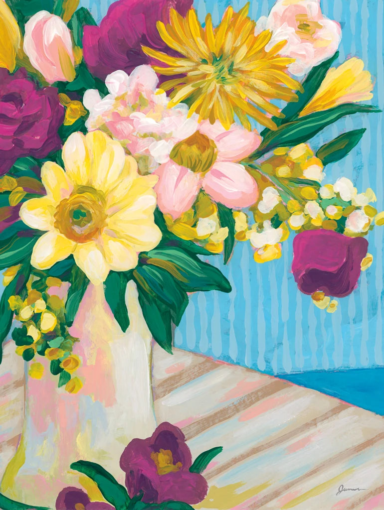 Bright Bouquet I by June Erica Vess