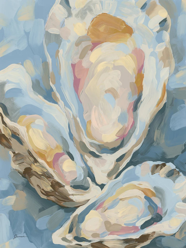 Mosaic Oysters I by June Erica Vess