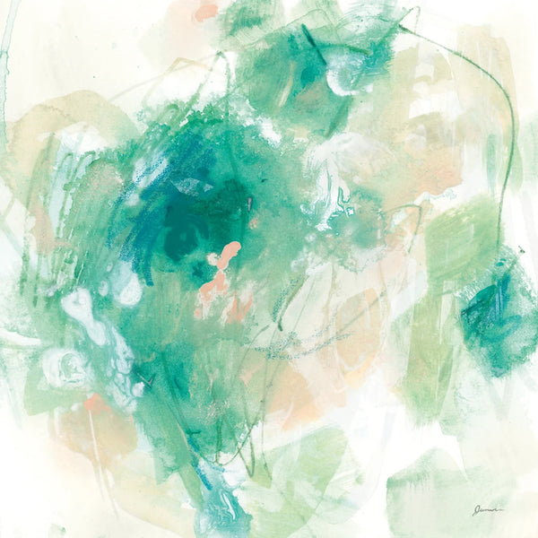 Verdigris and Melon I by June Erica Vess