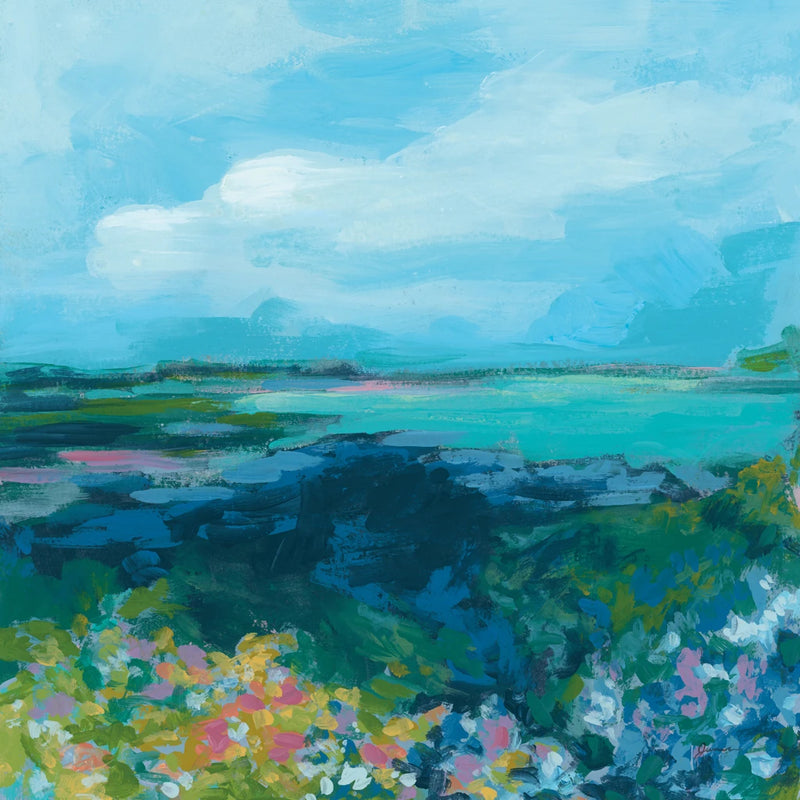Wildflower Coast I by June Erica Vess