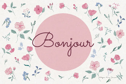 French Garden I by Kasia Kucwaj-Tybur. SKU 83406i. Archival Giclee Fine art print for wall decor.