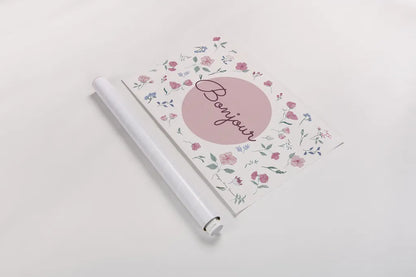 French Garden I by Kasia Kucwaj-Tybur. shown as a rolled paper print. Available as archival giclee rolled canvas, fine art paper, or poster print. SKU 83406i.