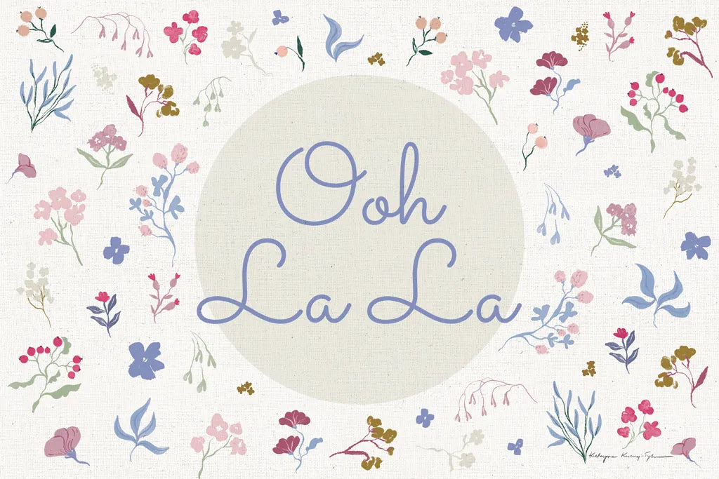 French Garden II by Kasia Kucwaj-Tybur. SKU 83407i. Archival Giclee Fine art print for wall decor.