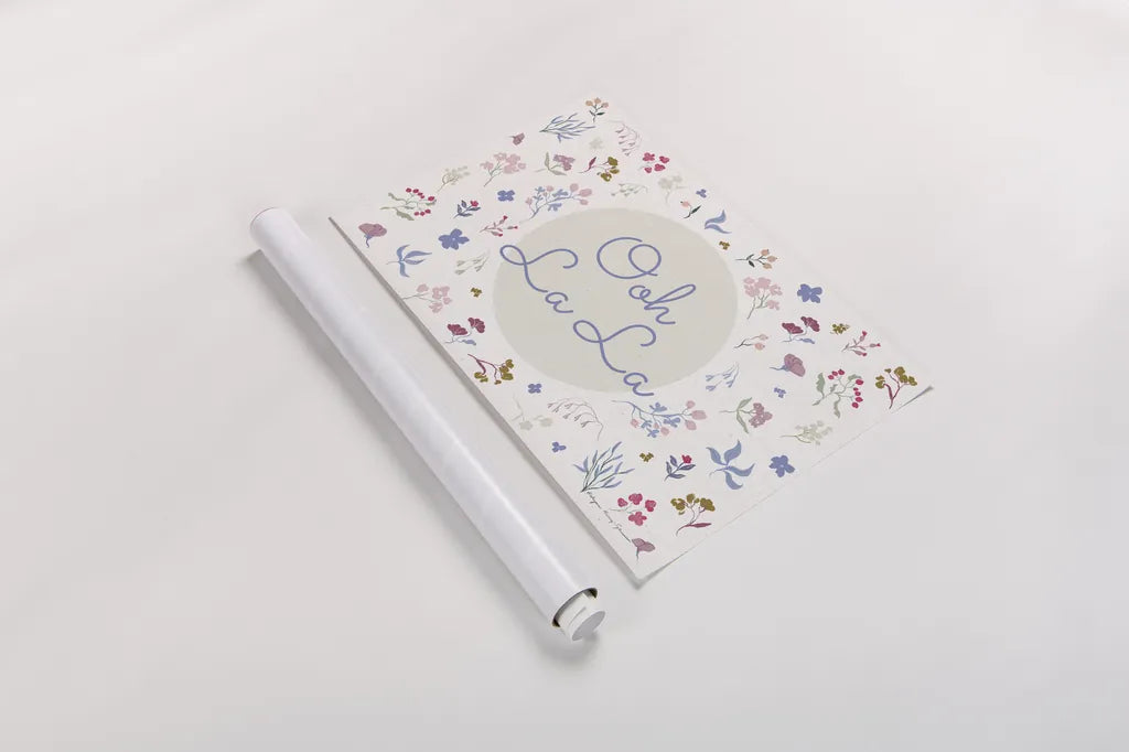 French Garden II by Kasia Kucwaj-Tybur. shown as a rolled paper print. Available as archival giclee rolled canvas, fine art paper, or poster print. SKU 83407i.