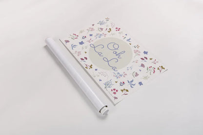 French Garden II by Kasia Kucwaj-Tybur. shown as a rolled paper print. Available as archival giclee rolled canvas, fine art paper, or poster print. SKU 83407i.