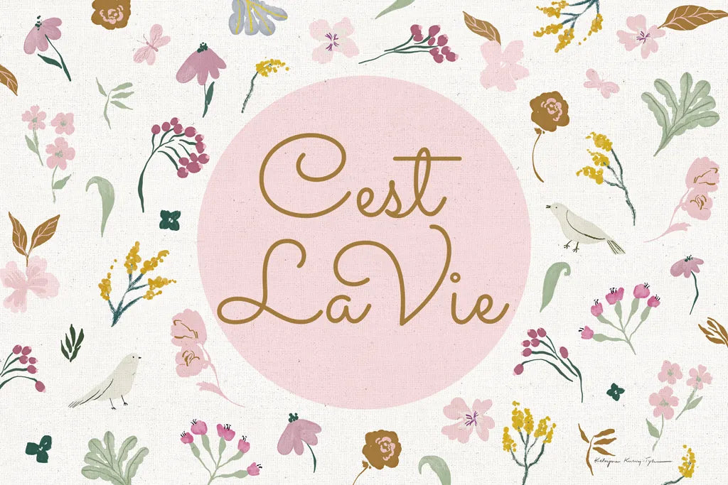 French Garden III by Kasia Kucwaj-Tybur. SKU 83408i. Archival Giclee Fine art print for wall decor.