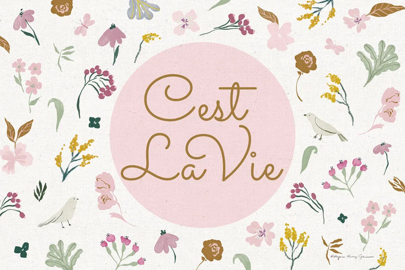 French Garden III by Kasia Kucwaj-Tybur. SKU 83408i. Archival Giclee Fine art print for wall decor.