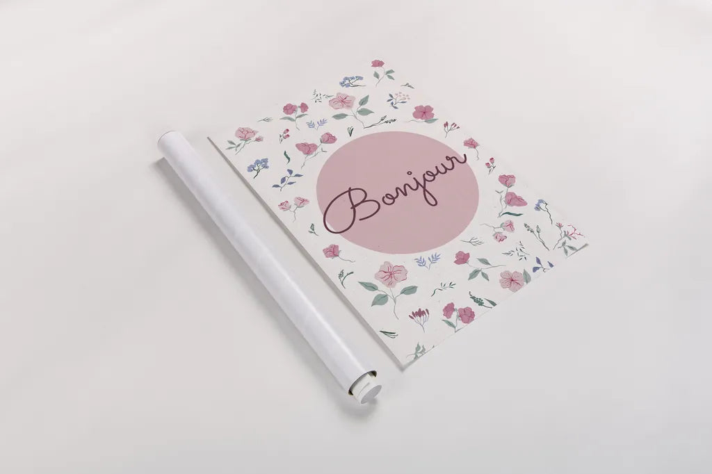 French Garden V by Kasia Kucwaj-Tybur. shown as a rolled paper print. Available as archival giclee rolled canvas, fine art paper, or poster print. SKU 83523h.