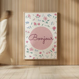 French Garden V by Kasia Kucwaj-Tybur. shown as over sized large wall art. Available as an archival giclee rolled canvas, fine art paper, or poster print. SKU 83523h.