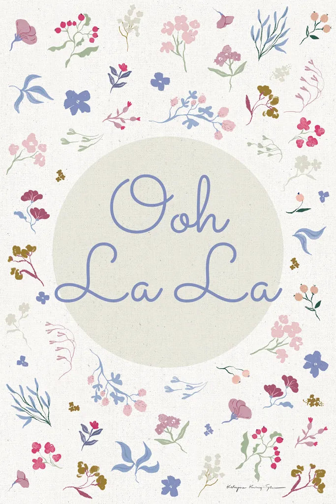 French Garden VI by Kasia Kucwaj-Tybur. SKU 83524h. Archival Giclee Fine art print for wall decor.