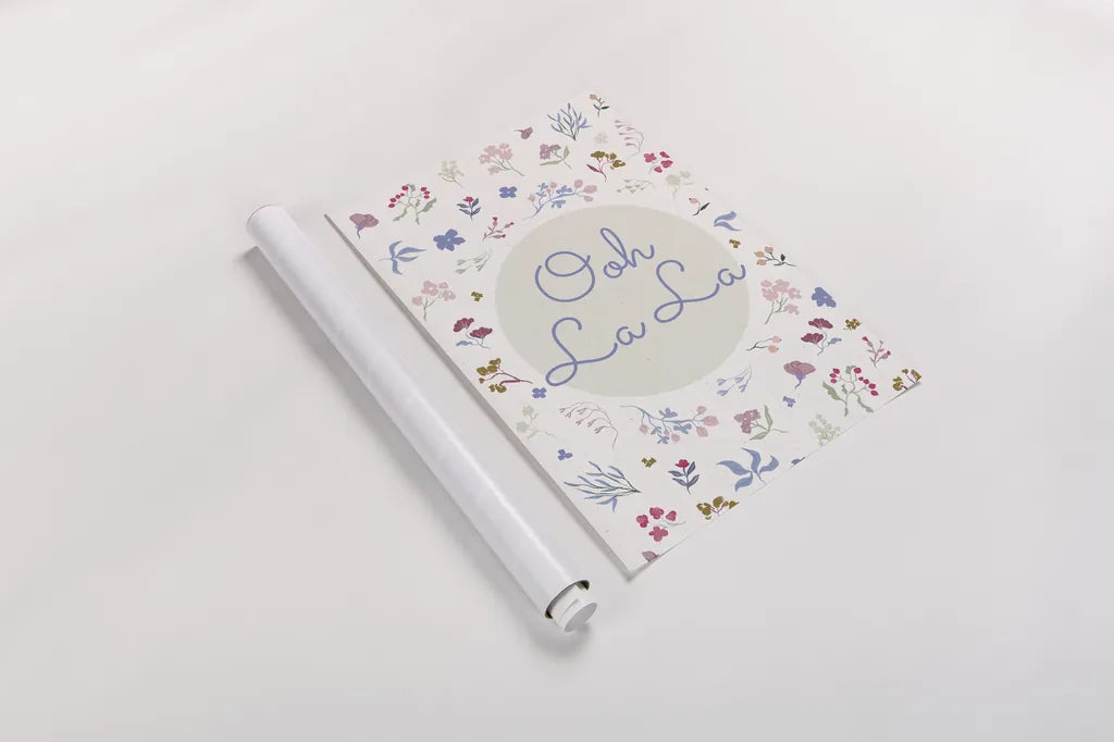 French Garden VI by Kasia Kucwaj-Tybur. shown as a rolled paper print. Available as archival giclee rolled canvas, fine art paper, or poster print. SKU 83524h.