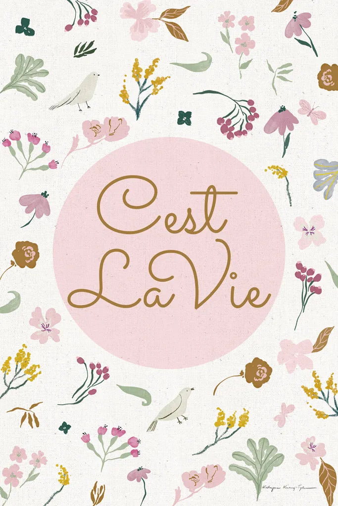 French Garden VII by Kasia Kucwaj-Tybur. SKU 83525h. Archival Giclee Fine art print for wall decor.
