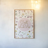 French Garden VII by Kasia Kucwaj-Tybur. shown as a paper print in a natural frame. Available as a archival giclee rolled canvas, fine art paper, or poster print. SKU 83525h.