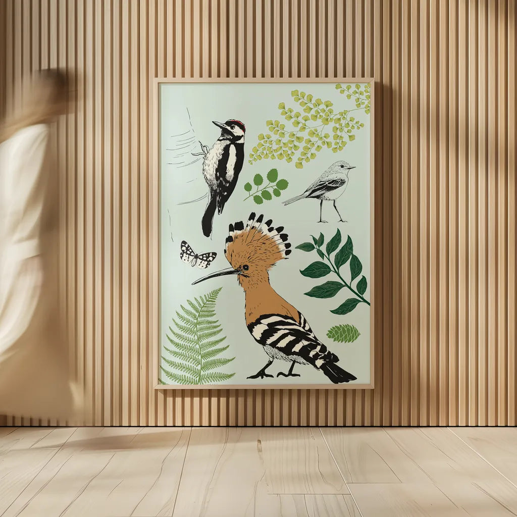 Nature Chart II by Kasia Kucwaj-Tybur. shown as over sized large wall art. Available as an archival giclee rolled canvas, fine art paper, or poster print. SKU 81330h.