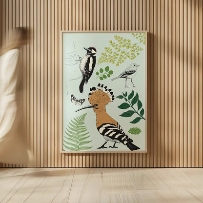 Nature Chart II by Kasia Kucwaj-Tybur. shown as over sized large wall art. Available as an archival giclee rolled canvas, fine art paper, or poster print. SKU 81330h.