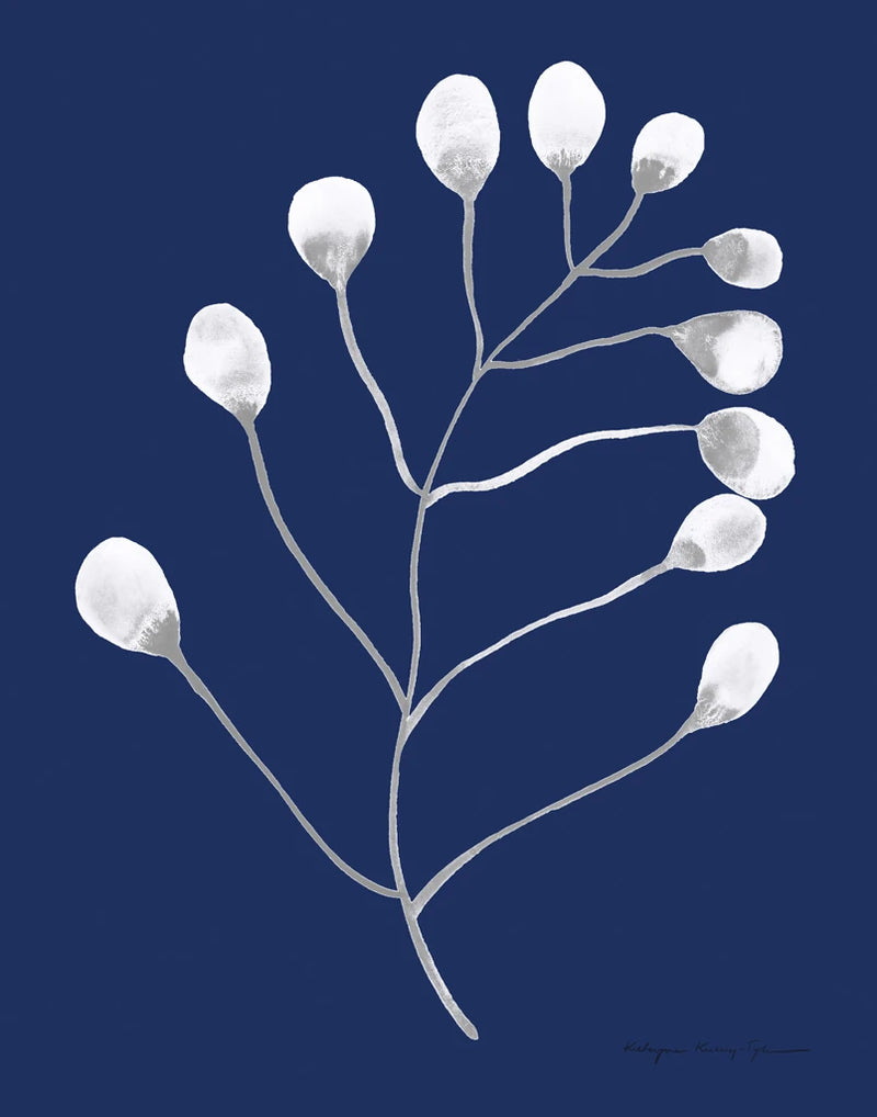 Silhouette of Nature II Blue by Kasia Kucwaj-Tybur
