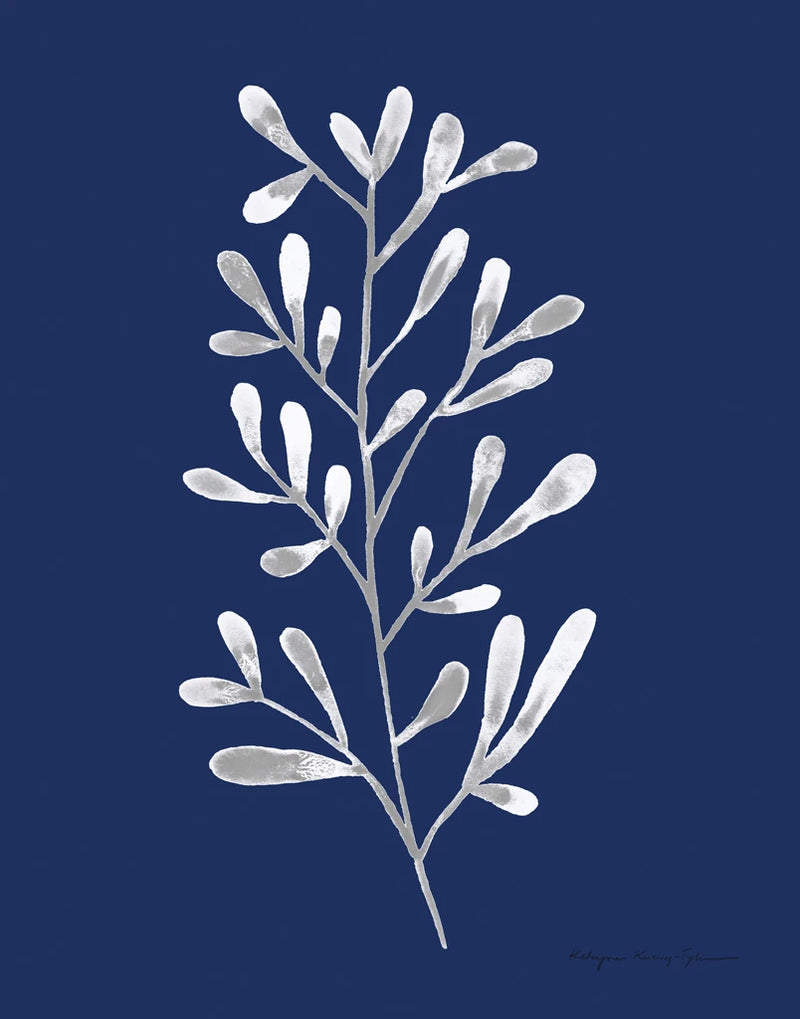 Silhouettes of Nature I Blue by Kasia Kucwaj-Tybur