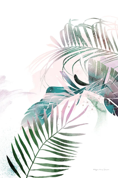 Tropical Floral III by Kasia Kucwaj-Tybur. SKU 81518h. Archival Giclee Fine art print for wall decor.