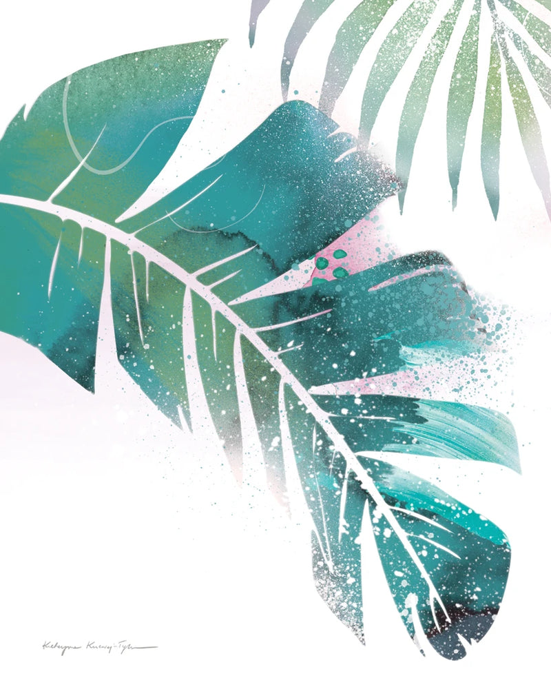 Tropical Leaves I by Kasia Kucwaj-Tybur
