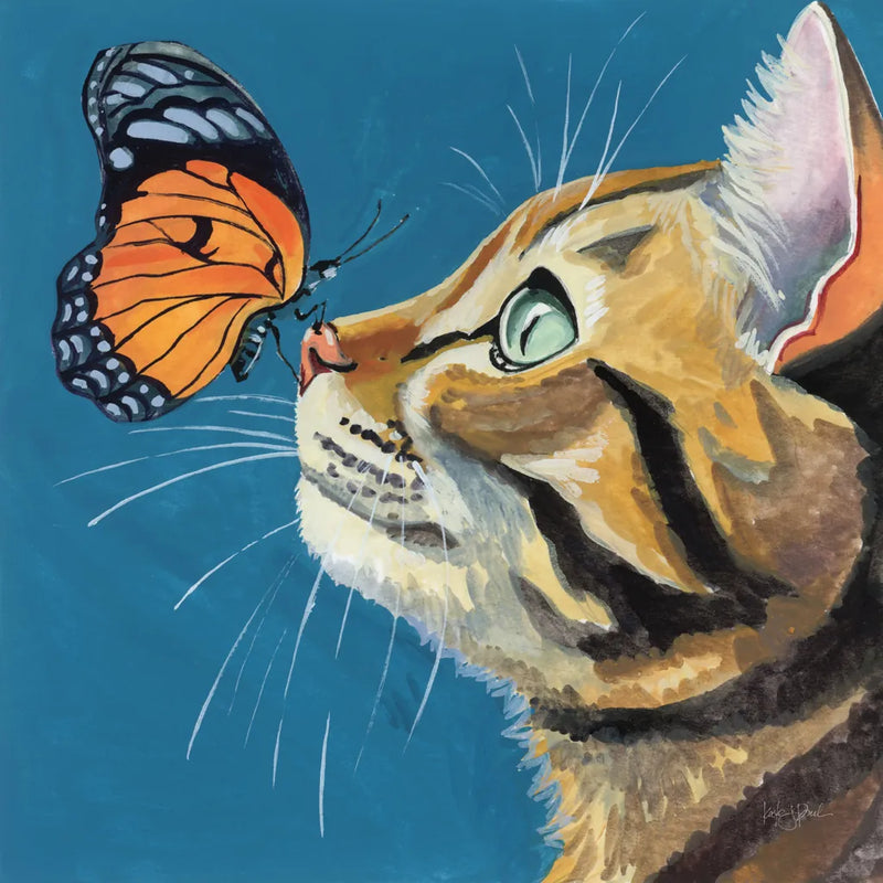 A Close Introduction by Kate Jarvik Birch. SKU 99738a. Archival Giclee Fine art print for wall decor.