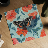 Academia Moth on The Wall by Kate Jarvik Birch. Shown as a detailed flat fine art print, highlighting archival giclee quality. Available as an archival giclee rolled canvas, fine art paper, or poster print. SKU 98545a.