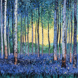 Birch Forest Flower Garden by Kate Jarvik Birch. SKU 99739a. Archival Giclee Fine art print for wall decor.
