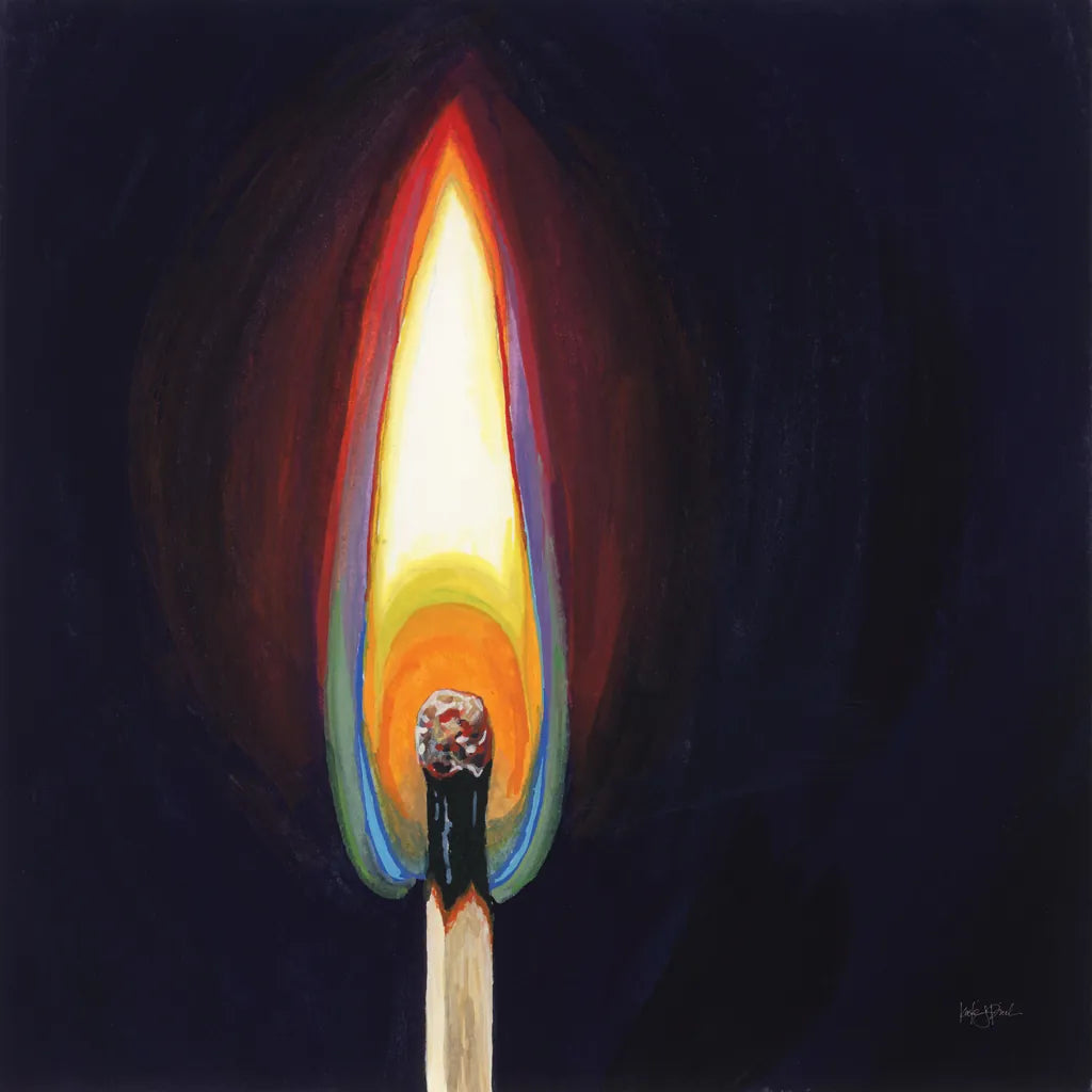 Blowing Out A Match I by Kate Jarvik Birch. SKU 98548a. Archival Giclee Fine art print for wall decor.