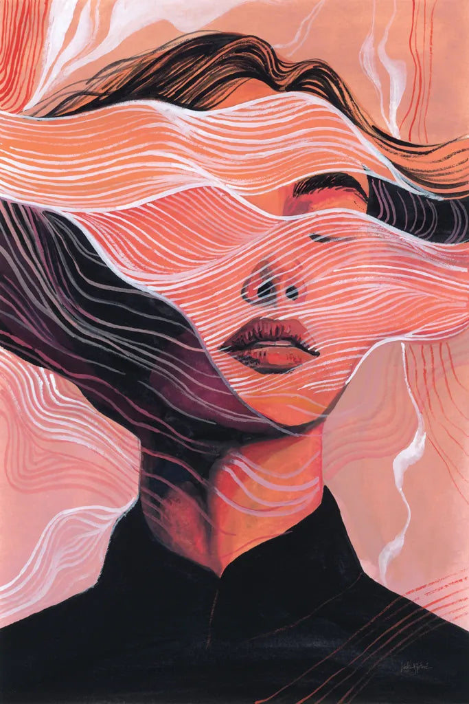 Caught in a Daydream by Kate Jarvik Birch. SKU 99686h. Archival Giclee Fine art print for wall decor.