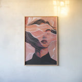 Caught in a Daydream by Kate Jarvik Birch. shown as a paper print in a natural frame. Available as a archival giclee rolled canvas, fine art paper, or poster print. SKU 99686h.