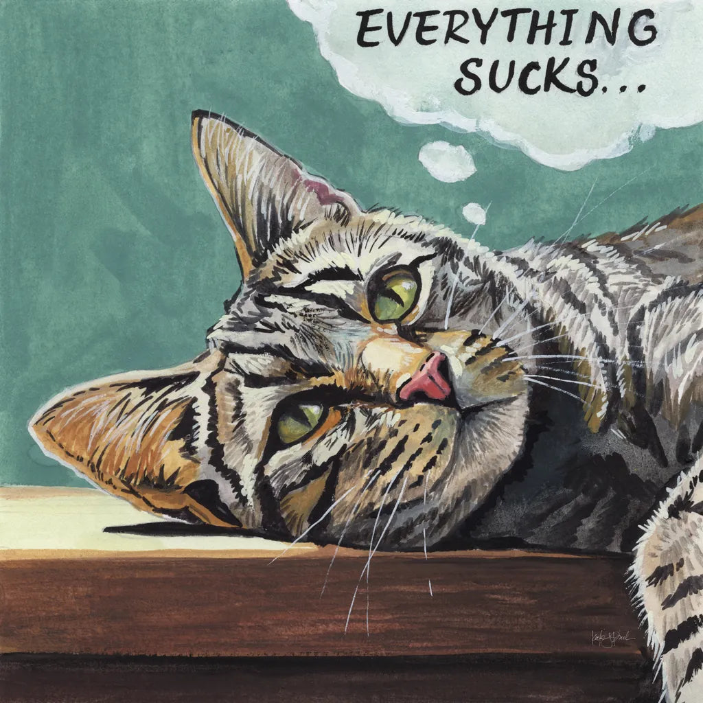 Deep Thoughts by Kate Jarvik Birch. SKU 101974a. Archival Giclee Fine art print for wall decor.