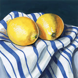 Fresh Kitchen Lemons by Kate Jarvik Birch. SKU 98562a. Archival Giclee Fine art print for wall decor.