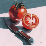 Fresh Sliced Tomato by Kate Jarvik Birch. SKU 100953a. Archival Giclee Fine art print for wall decor.
