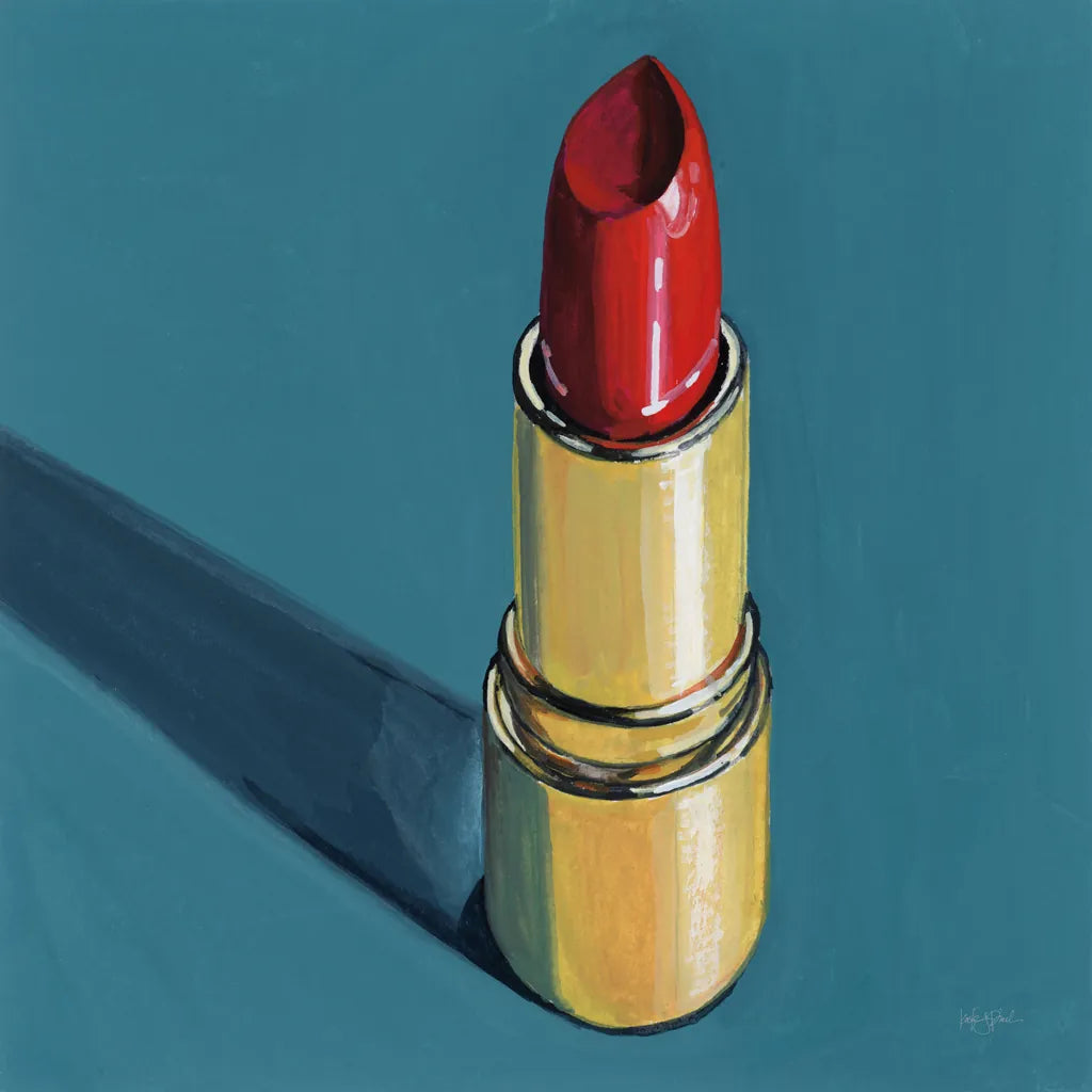 Lipstick Study by Kate Jarvik Birch. SKU 98590a. Archival Giclee Fine art print for wall decor.