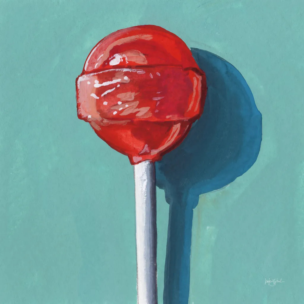 Lollipop Study II by Kate Jarvik Birch. SKU 100962a. Archival Giclee Fine art print for wall decor.