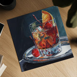 Perfect Old Fashioned by Kate Jarvik Birch. Shown as a detailed flat fine art print, highlighting archival giclee quality. Available as an archival giclee rolled canvas, fine art paper, or poster print. SKU 104254a.