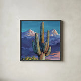 Standing Tall by Kate Jarvik Birch. Shown in a sleek black glass frame for a contemporary gallery look. Available as an archival giclee rolled canvas, fine art paper, or poster print. SKU 104540a.