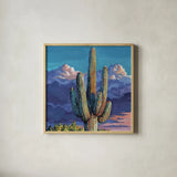 Standing Tall by Kate Jarvik Birch. Shown in a natural wood glass frame for a timeless modern aesthetic. Available as an archival giclee rolled canvas, fine art paper, or poster print. SKU 104540a.