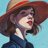 Sunny Summer Day Out by Kate Jarvik Birch. SKU 101990a. Archival Giclee Fine art print for wall decor.